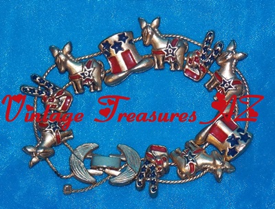 patriotic charm bracelet